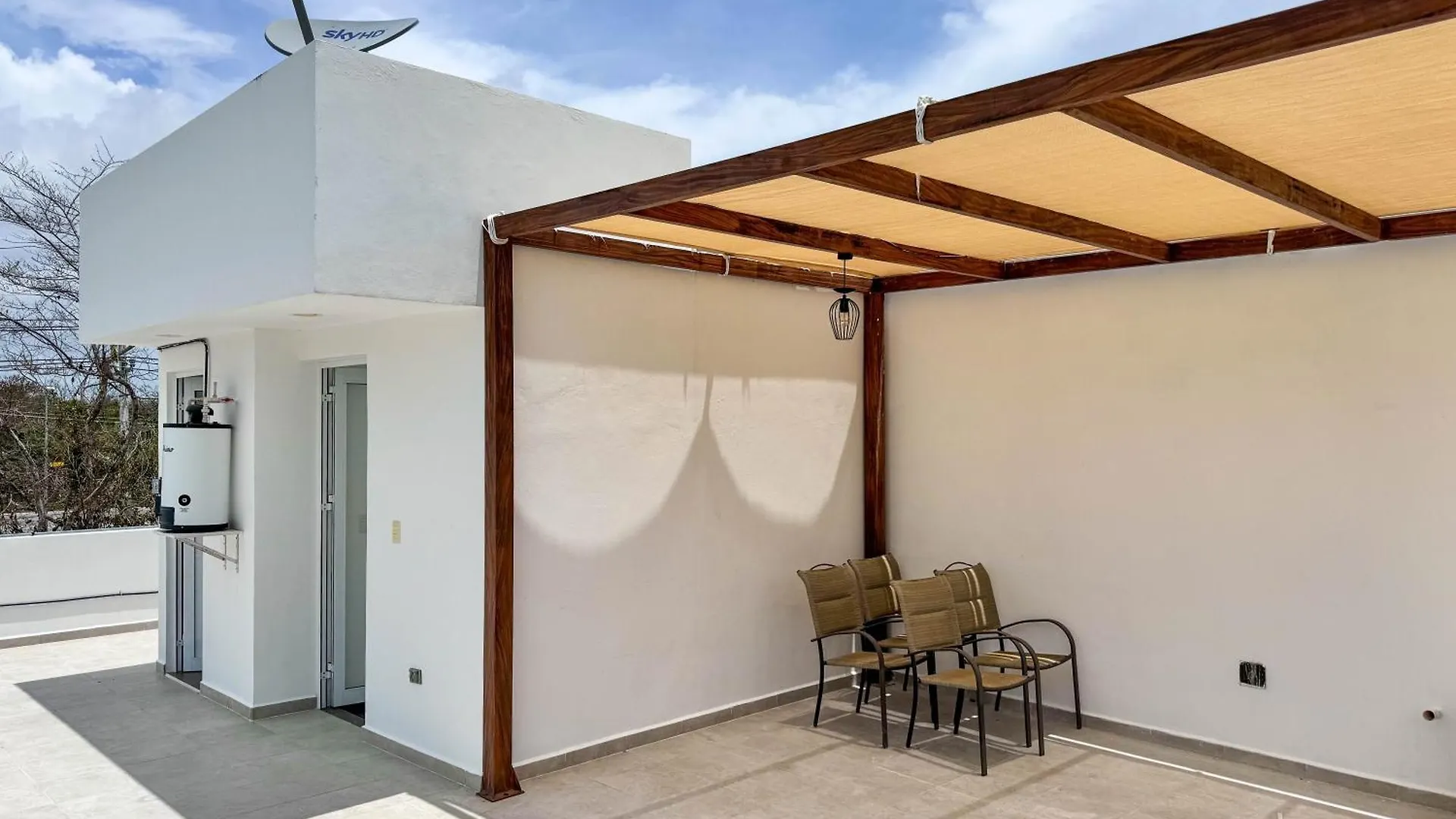 Home Pool Wonderful Common Area Puerto Morelos Apartment