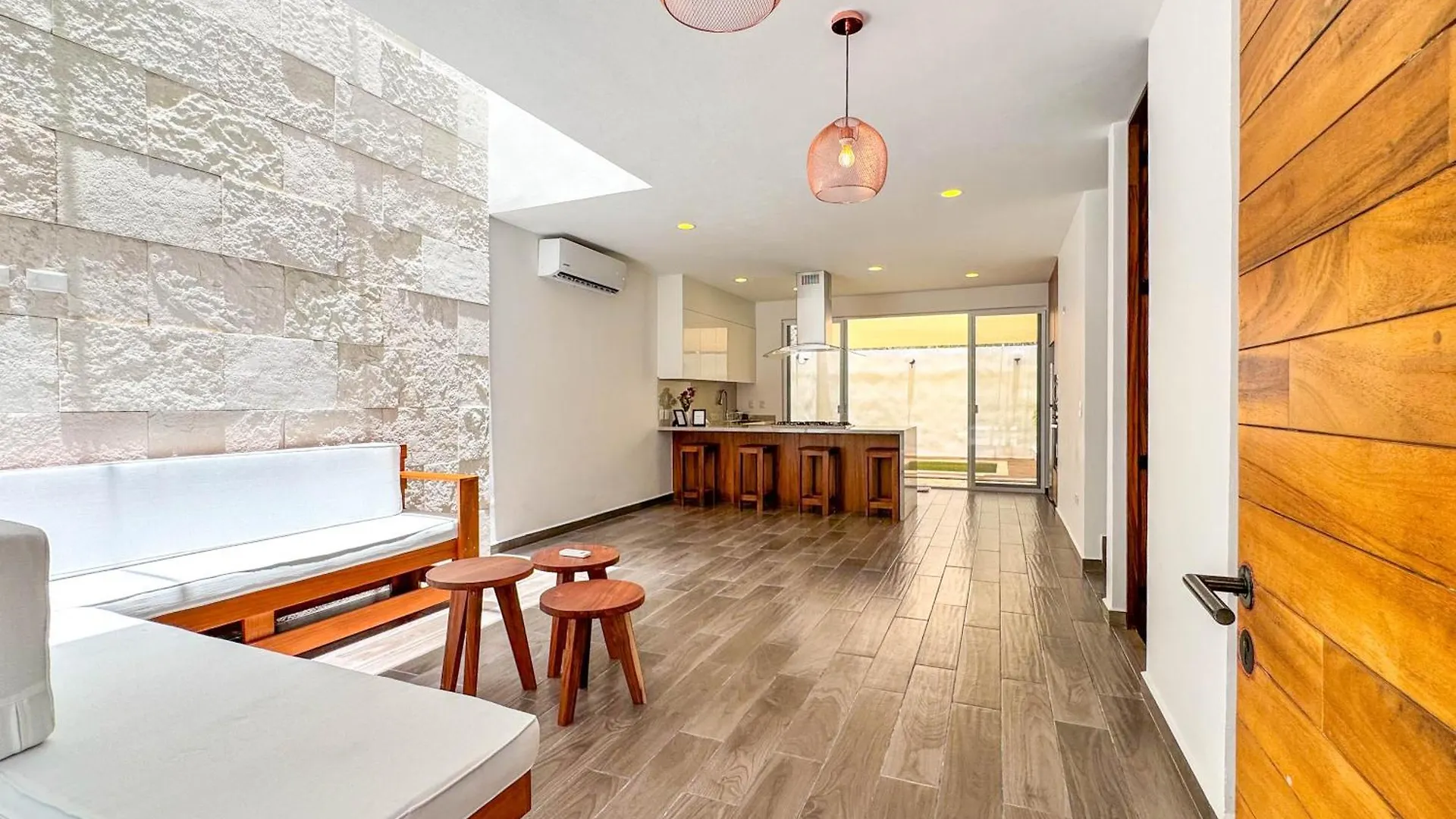 Home Pool Wonderful Common Area Puerto Morelos Apartment